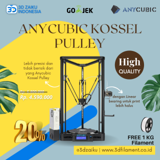 3D Printer Anycubic Kossel Pulley Upgraded Auto Leveling Dual Cooling